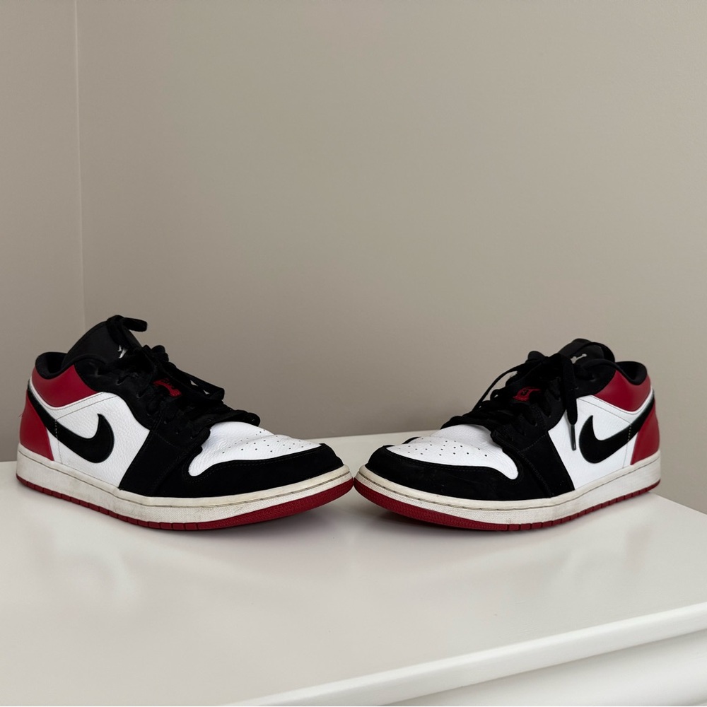 Air Jordan 1 Low “Black Toe”, men’s 14